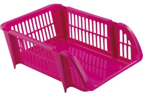 opbergrek Indalo stapelbaar 44,5 x 31,7 x 15,3 cm roze