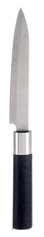 snijmes 23,5 cm RVS zilver/zwart