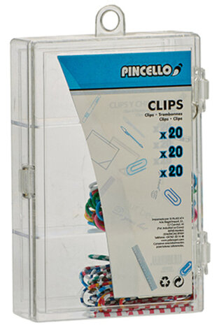 paperclips gekleurd 14 x 9 cm staal 60 stuks