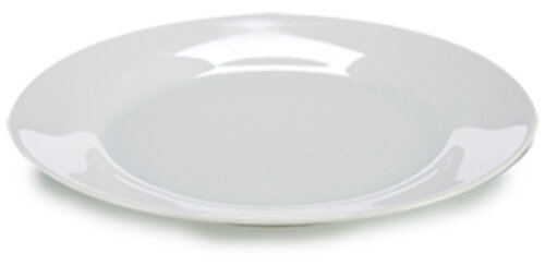 dessertbord 19 cm porselein wit