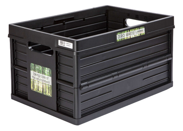 opbergkrat Zero Waist 46 liter polypropyleen zwart