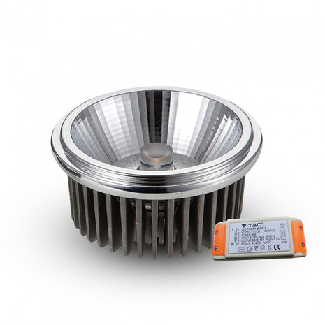 plafondspot VT-1120 20W 6000K 1800lm aluminium zilver