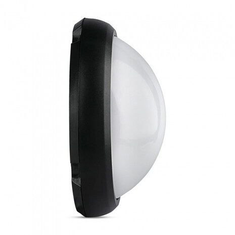 wandlamp VT-8014 led rond 8W 3000K 560lm IP54 zwart