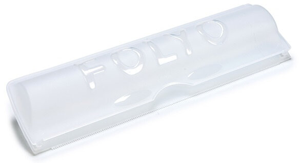 keukenrolhouder 34 x 9 cm transparant
