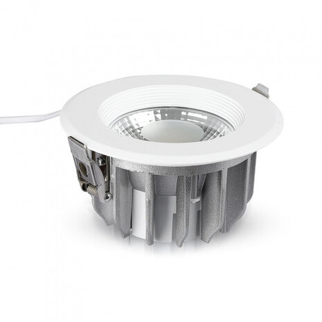 inbouwspot VT-26201 IP20 3000K 20W 2400lm 18 cm wit