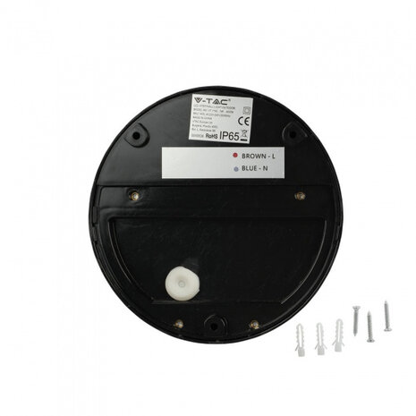 trapverlichting VT-1182 led 3W 4000K 210lm 166 mm zwart