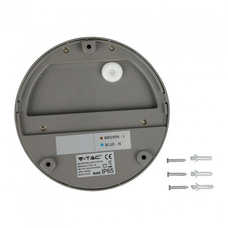 trapverlichting VT-1182 led 3W 4000K 210lm 166 mm grijs