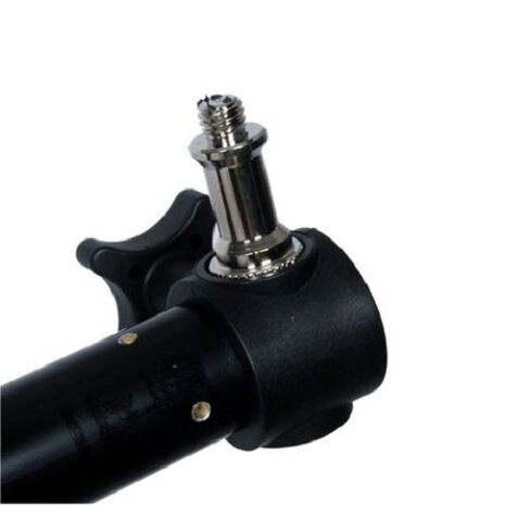 boomarm LB-32M 121-211 cm aluminium zwart/geel