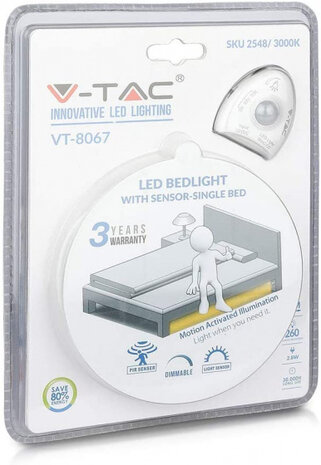 led-strip VT-8067 1,5 meter 2,8W 4500K 260lm IP20 wit