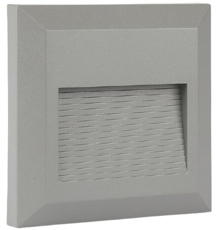 trapverlichting VT-1152 led 12,4 cm 2W 4000K 60lm grijs