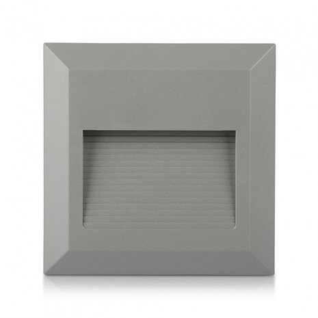 trapverlichting VT-1152 led 12,4 cm 2W 4000K 60lm grijs