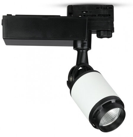 railspot VT-4512 led 10W 6000K 800lm aluminium zwart/wit
