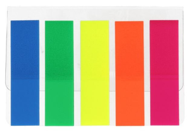 post-it markers 50  x 12 mm papier 125 stuks