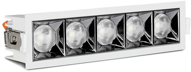 plafondspots VT-2-21 led 20W 20,7 cm 2700K 12&deg; 1600lm wit