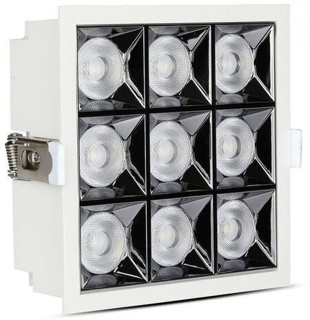 plafondlamp VT-2-36 led 13 cm 36W 5700K 2880lm IP20 wit