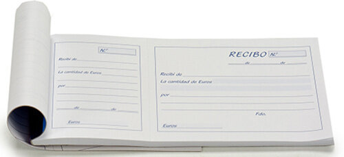 notitieblok bon 21 x 10,5 x 0,5 cm papier 70 stuks