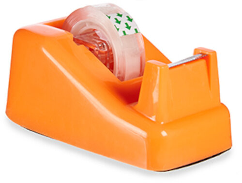 plakbandhouder 18 x 11 x 5 cm oranje