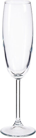 champagneglas 220 ml 24 cm glas transparant