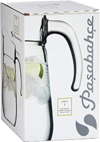 schenkkan 1400 ml 16,5 x 23,5 cm glas transparant
