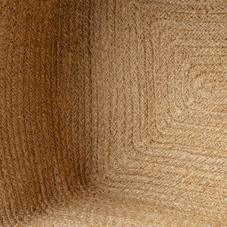 opbergmand Dina 14 liter 34 x 23 cm jute naturel