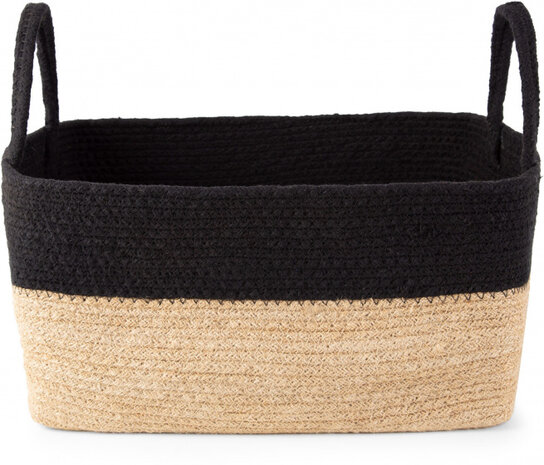 opbergmand Magura 34 x 23 x 18 cm jute naturel