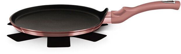 pannenkoekenpan I-Rose 25 cm aluminium roze