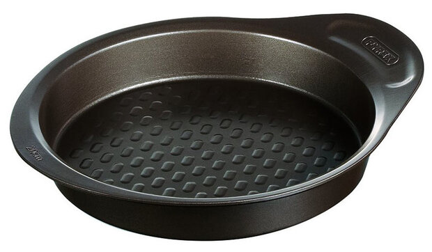 taartvorm Asimetria 2,3 liter 26 cm carbonstaal zwart