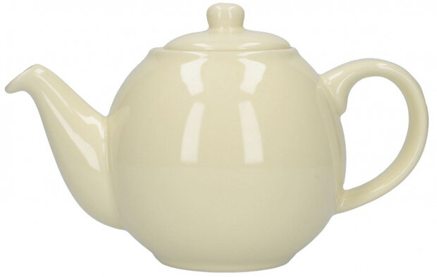 theepot Globe 500 ml keramiek  ivoorwit