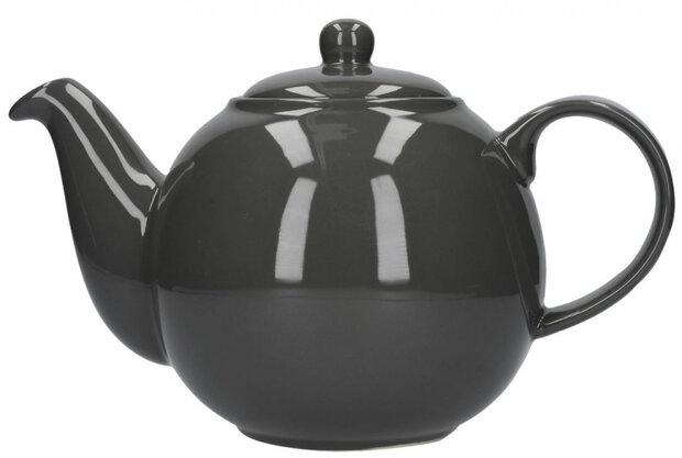 theepot Globe 1,2 liter keramiek donkergrijs