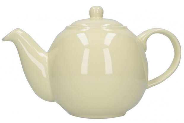 theepot Globe 900 ml keramiek  ivoorwit