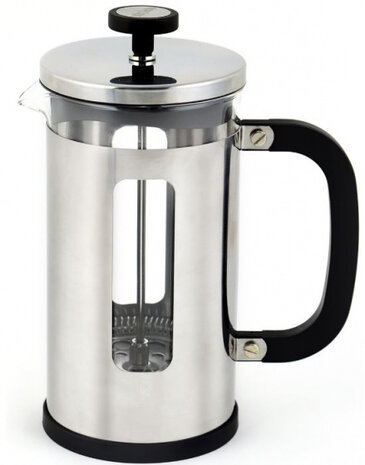 cafeti&egrave;re Pisa 350 ml 13 x 16,5 cm glas/RVS zilver