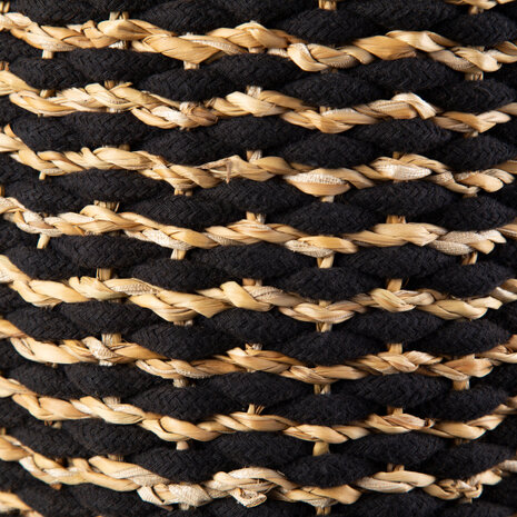 opbergmand Flora  30 x 30 x 30 cm zeegras naturel