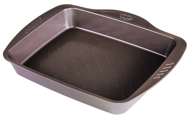 braadslede Asimetria 2,3 liter 25 cm carbonstaal bruin