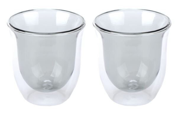 koffieglas Core 220ml dubbelwandig grijs 2 stuks