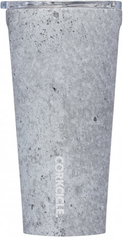 drinkbeker Origins Tumbler 475 ml RVS grijs/zwart