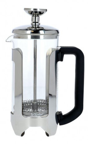 cafeti&egrave;re Le&#039;Xpress 350 ml RVS/glas zilver