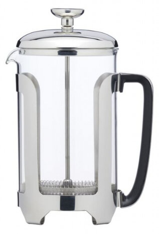 cafeti&egrave;re Le&#039;Xpress 850 ml RVS zilver/transparant