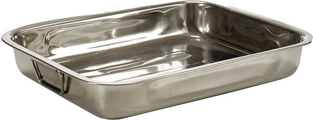 braadslee 35,5 x 27 x 5,7 cm RVS zilver