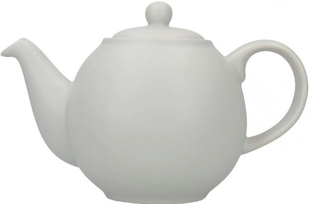 theepot Globe 500 ml keramiek grijs