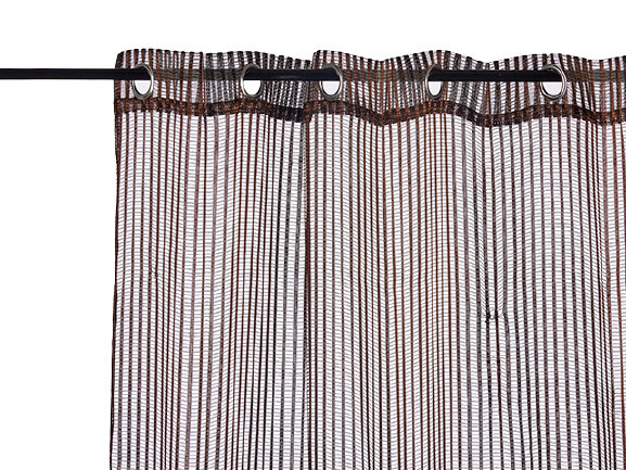 gordijn 260 x 140 cm polyester bruin