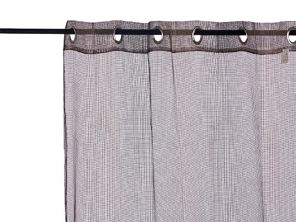 gordijn 260 x 140 cm polyester donkerbruin