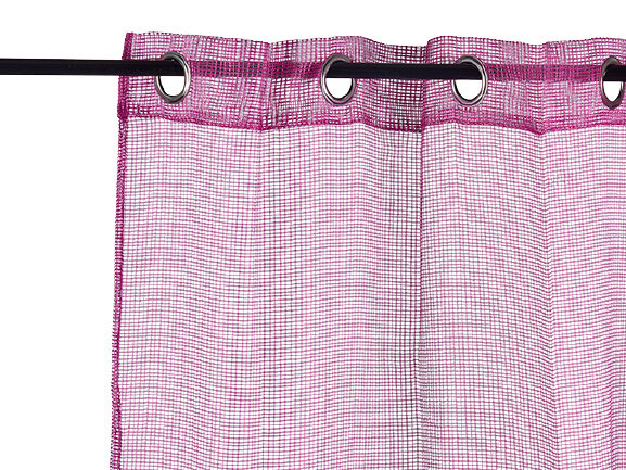 gordijn 260 x 140 cm polyester fuchsia
