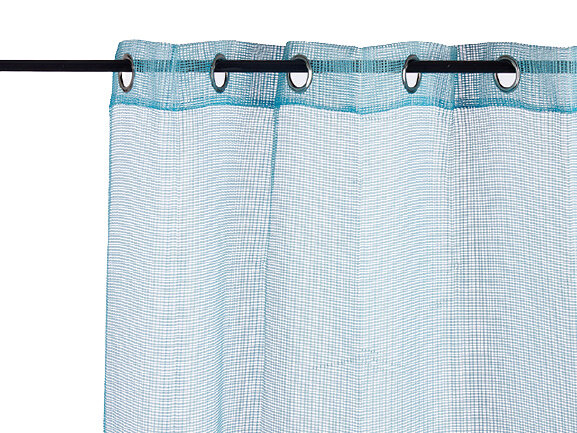 gordijn 260 x 140 cm polyester lichtblauw