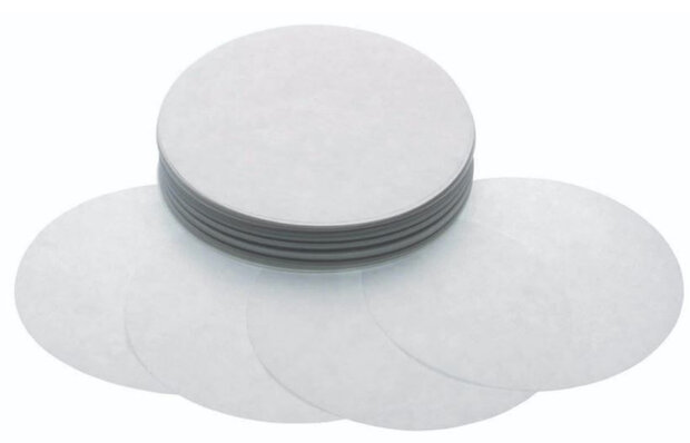 vershoudschijven 10 cm wax zilver 250 stuks