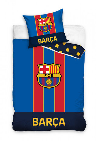 dekbedovertrek Barca 200 x 140/60 x 70 cm blauw