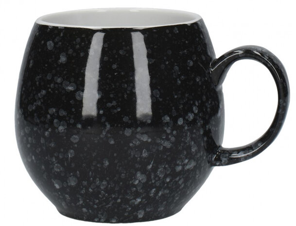 mok Pebble 400 ml keramiek zwart