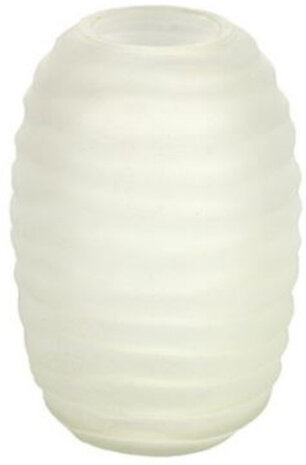 vaas Evita 15,5 x 10,5 cm glas wit