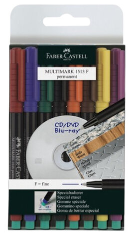 permanentmarkers Multimark 1513 F 15 cm 8 stuks