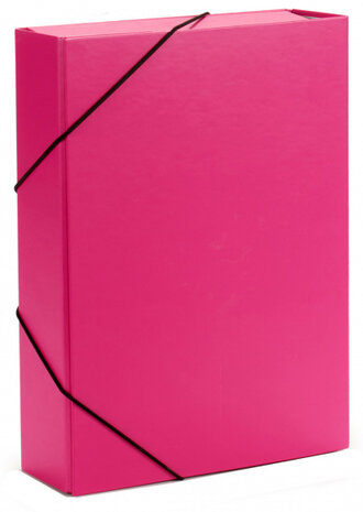 elastomap 24 x 7 x 31,5 cm karton roze
