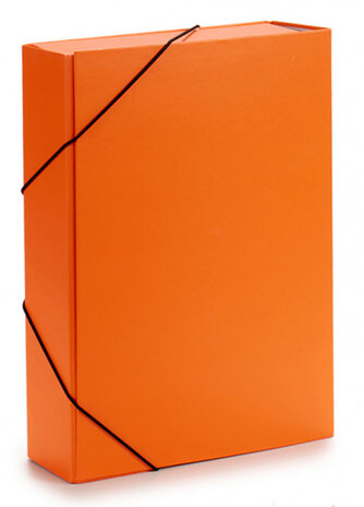 elastomap 24 x 7 x 31,5 cm karton oranje
